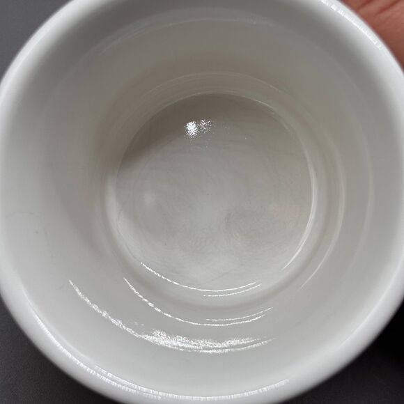 Fiesta White Mug 10 oz HLC USA Ceramic Coffee Cup Tom and Jerry Style - Picture 7 of 7